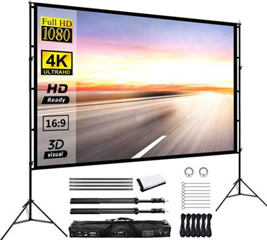 Mdbebbron 120-inch Projection Screen