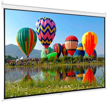 VIVO 100 inch HD Manual Pull Down Projector Screen