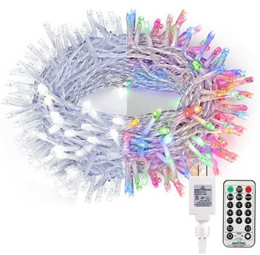 Brizled Warm White/MultiColor LED String Lights